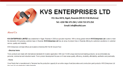 Desktop Screenshot of kvsltd.com