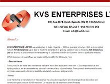 Tablet Screenshot of kvsltd.com